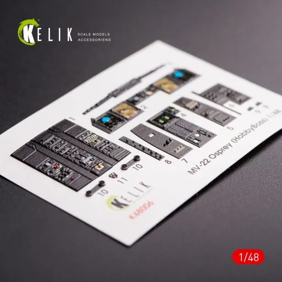 MV-22 Osprey interior for Hobby Boss 1:48