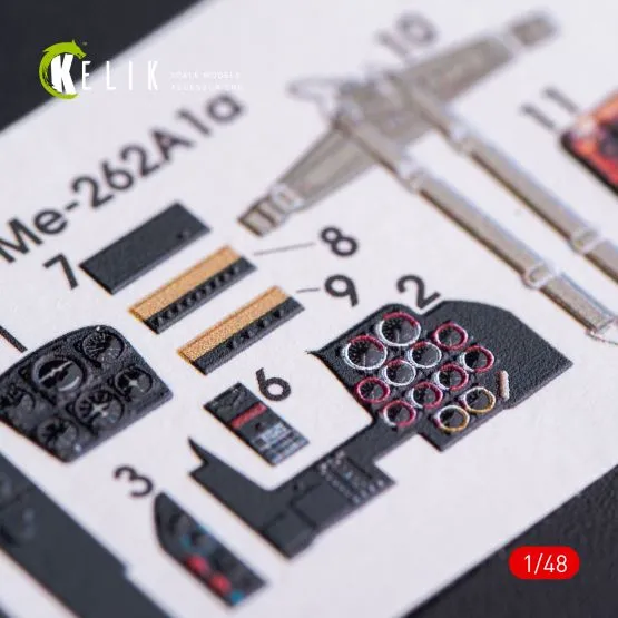 Me 262A1 interior for Tamiya 1:48