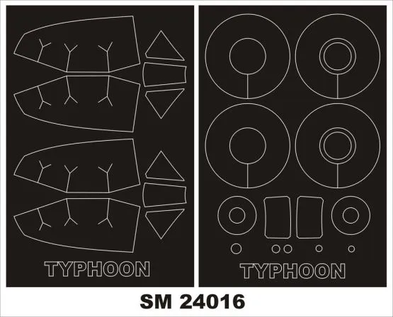 Typhoon Ib mask for Airfix 1:24