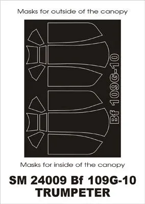 Bf 109G-10 mask for Trumpeter 1:24