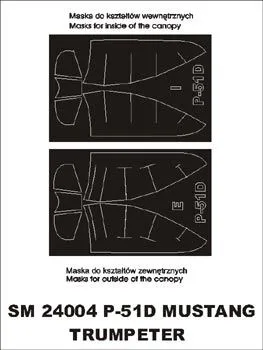 P-51D mask for Trumpeter 1:24