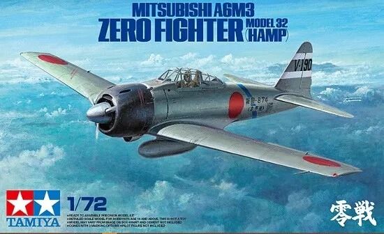 A6M3 Zero Fighter Mo. 32 Hamp 1:72
