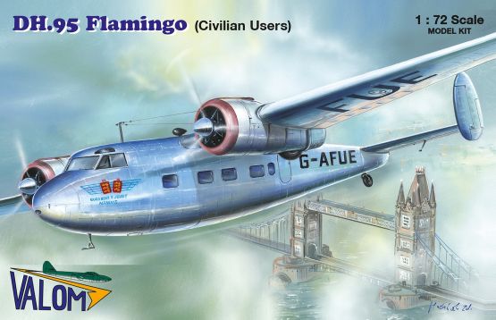 De Havilland DH.95 Flamingo (Civilian Users) 1:72