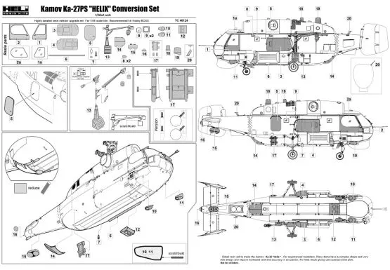 Kamov Ka-27PS conversion set 1:48