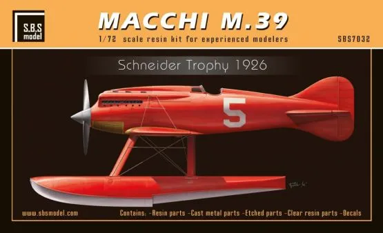 Macchi M.39 - Schneider Trophy 1926 1:72