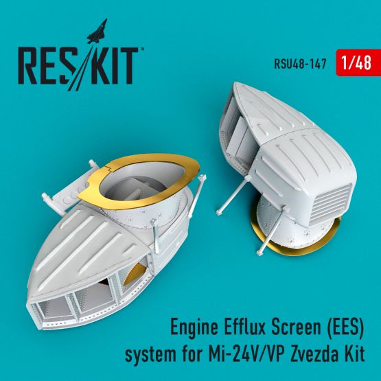 Mi-24 engine efflux screen (EES) system 1:48