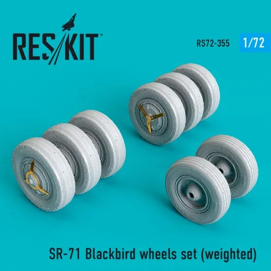 SR-71 Blackbird wheels set 1:72