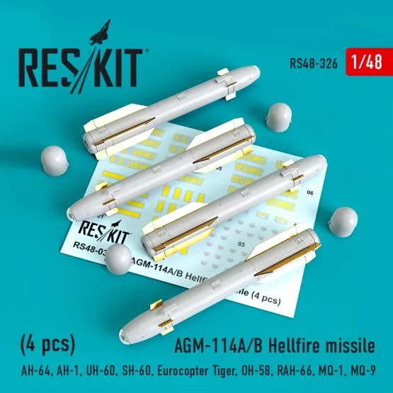 AGM-114A/B Hellfire missiles 1:48