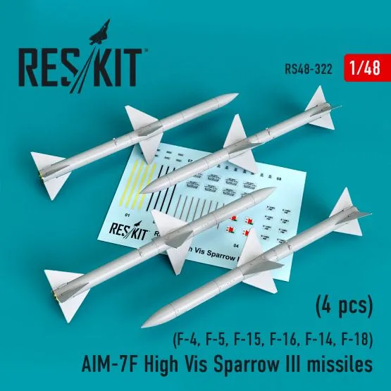 AIM-7F High Vis Sparrow III 1:48