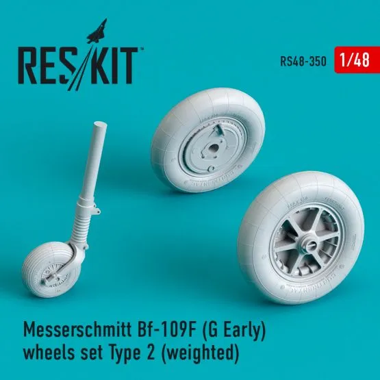 Bf 109 (F, G-early) wheels set type 2 1:48