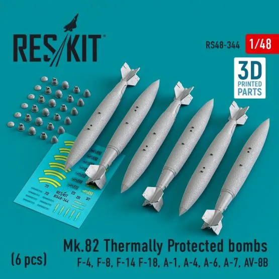 Mk.82 thermally protected bombs 1:48