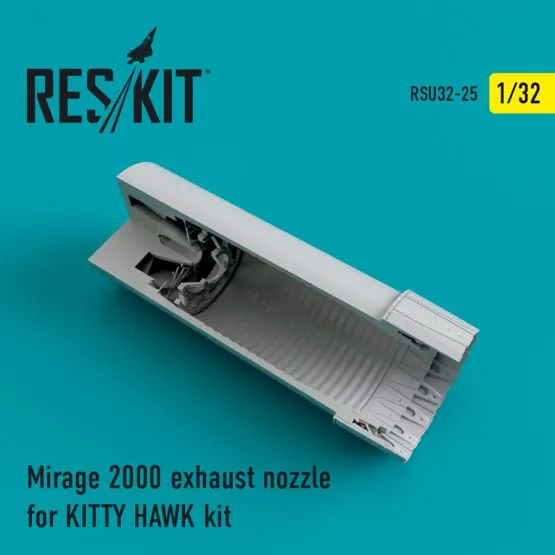 Mirage 2000 exhaust nozzles for Kitty Hawk 1:32