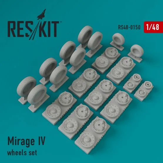 Mirage IV wheels set 1:48
