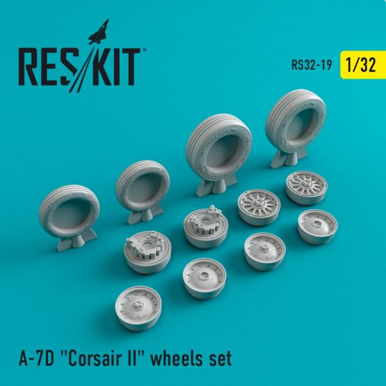 A-7D Corsair II wheels set 1:32