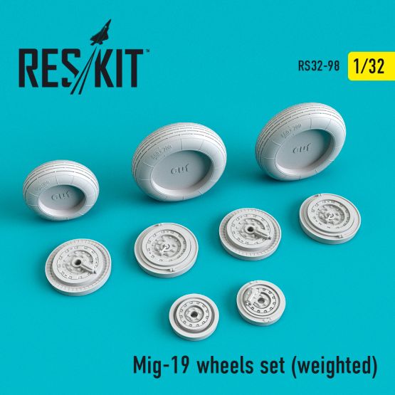 MiG-19 wheels 1:32