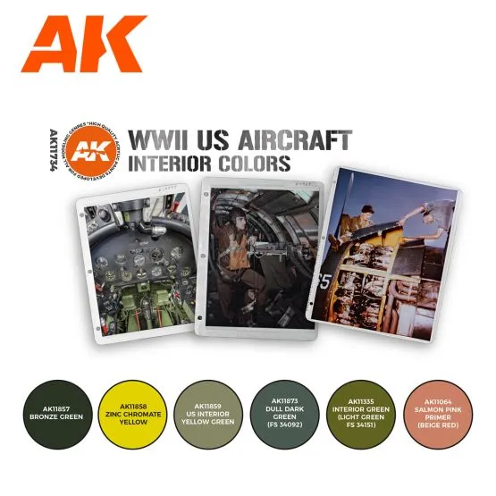 US WWII Aircraft Interior Colors (3G)