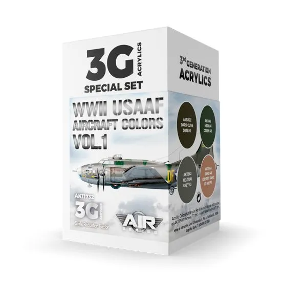 USAAF Aircraft WWII Colors Vol.1 (3G)