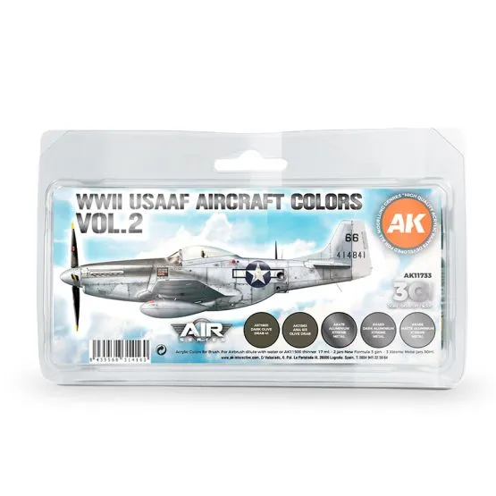 USAAF WWII Aircraft Colors Vol.2 (3G)