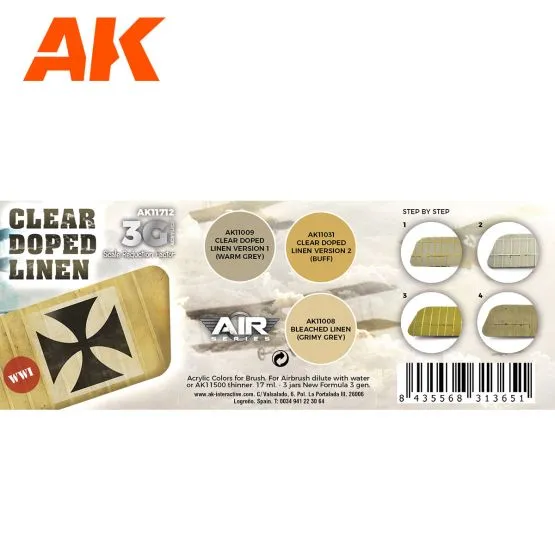 Clear Doped Linen (3G)