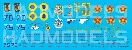 Su-27UB Ukrainian and Kazakh 1:48