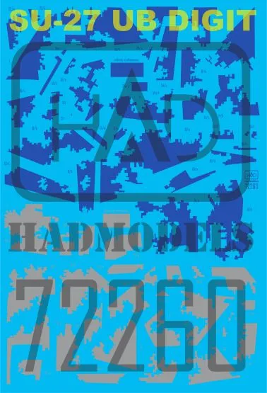 Su-27UB Ukrainian digital camouflage 1:72