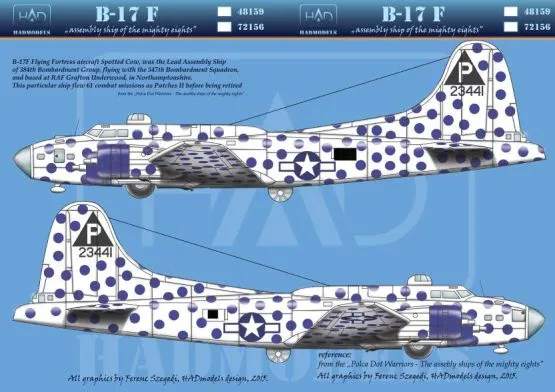 B-17F Spotted Cow USAF 1:72