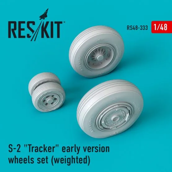 S-2 "Tracker" early version wheels 1:48 S-2 "Tracker" early version wheels 1:48