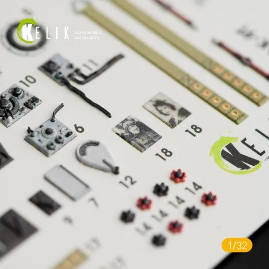 Yak-9T interior for ICM 1:32