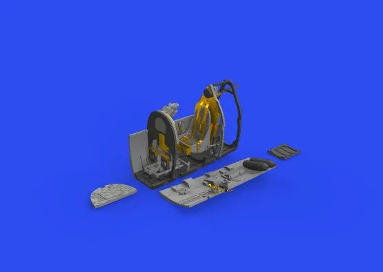 Spitfire Mk. V cockpit 1:48