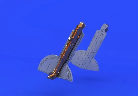 Spitfire Mk. Vc undercarriage legs BRONZE 1:48 Spitfire Mk. Vc undercarriage legs BRONZE 1:48