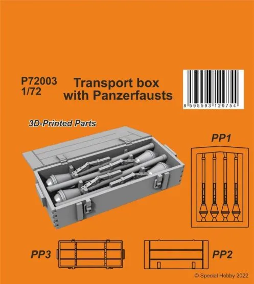 Transport box with Panzerfaust 1:72