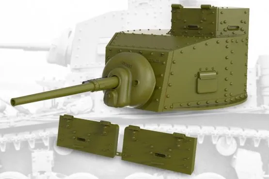 M3 Sruart Turret (Initial, D37812) 1:35