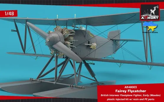 Fairey "Flycatcher" floatplane on wooden floats 1:48