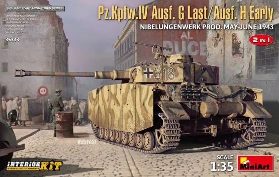 Pz.Kpfw.IV Ausf. G Last/Ausf. H Early (Interior) 1:35