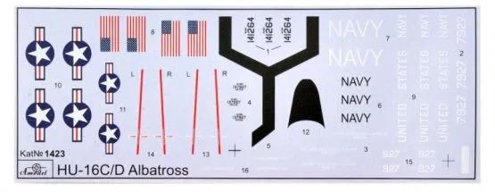 HU-16C/D Albatross - NAVY 1:144
