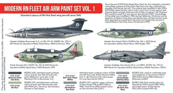 Royal Navy Fleet Air Arm paint set vol. 1 (modern)