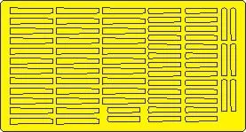 Su-27K Flanker EXHAUST NOZZLES (G28) mask for Minibase 1:48