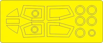 TA-4J/F, OA-4M Skyhawk mask for Fujimi 1:72