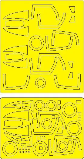 F-4C/D Phantom II EXPERT mask for Zoukei-Mura 1:48