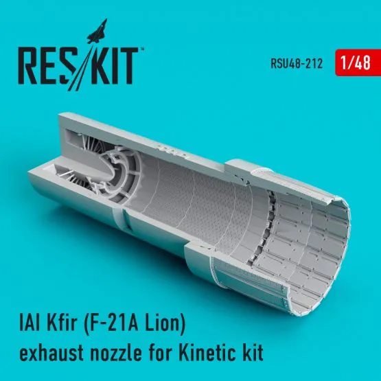 IAI Kfir (F-21A Lion) exhaust nozzle for Kinetic 1:48