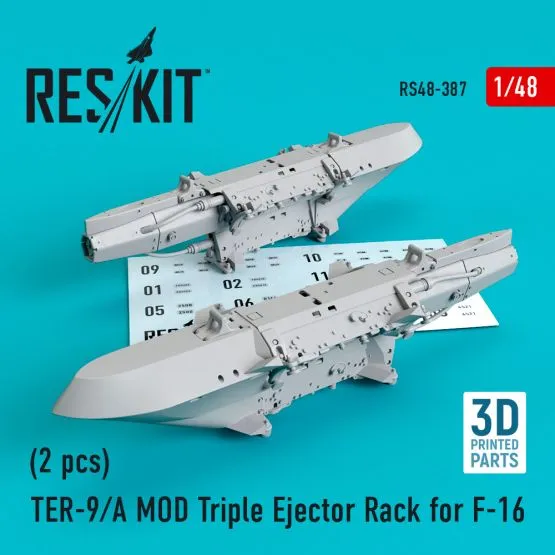 TER-9/A MOD Triple Ejector Rack for F-16 1:48