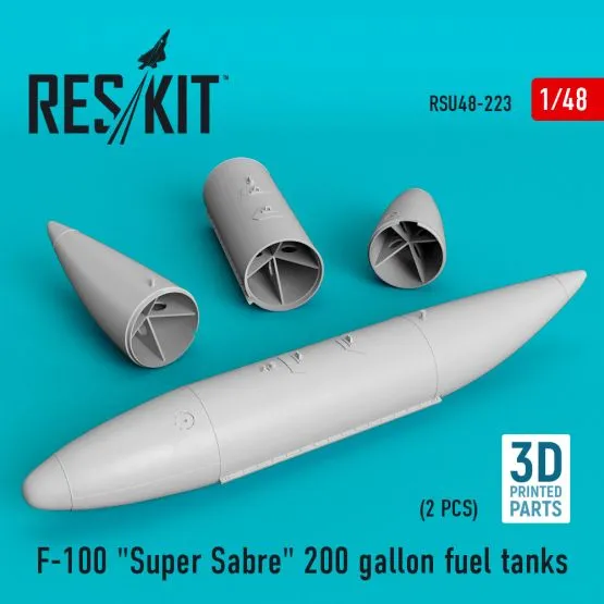 F-100 Super Sabre 200 gallon fuel tanks 1:48
