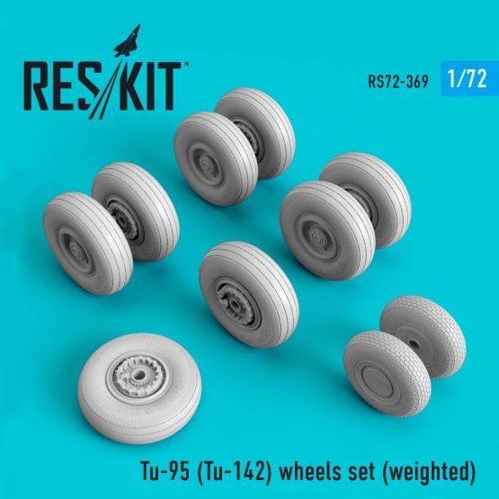 Tu-95/ Tu-142 wheels set 1:72 Tu-95/ Tu-142 wheels set 1:72