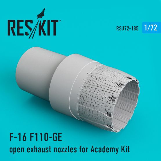 F-16 F110-GE open exhaust nozzles for Academy 1:72