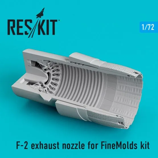 F-2 exhaust nozzle for Fine Molds 1:72