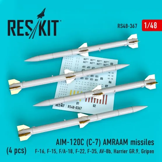 AIM-120C (C-7) AMRAAM 1:48