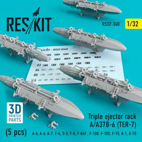 Triple Ejector Rack A/A37B-6 (TER-7) 1:32