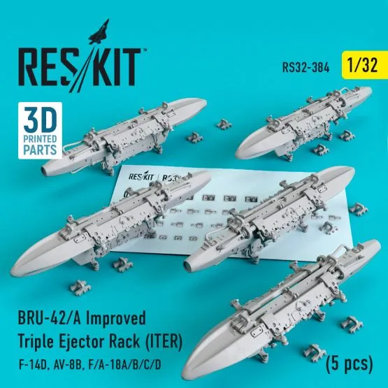 BRU-42/A Improved Triple Ejector Rack (ITER) 1:32 BRU-42/A Improved Triple Ejector Rack (ITER) 1:32