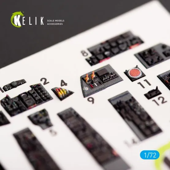 F-4D "Phantom II" interior 3D decals for FineMolds 1:72