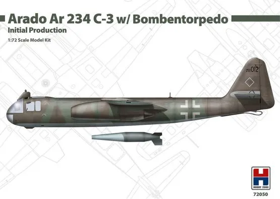 Arado Ar 234 C-3 w/ Bombentorpedo 1:72